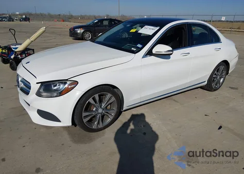 2016 Mercedes-Benz C 300 Luxury from USA, damaged, VIN 55SWF4JB0GU105504